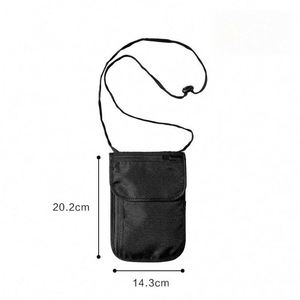 RFID Blocking Fashion Polyester Travel <b>Wallet</b>-Secure <b>Passport</b> Holder Phone Card Organizer Adjustable Strap Anti-Theft Waist Pack - Product Image 2