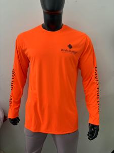 Chất Lượng Cao 100% <span class=keywords><strong>Polyester</strong></span> Nhanh Chóng Khô Trống Màu Vàng Cam Màu Upf50 + Mặt Trời Bảo Vệ Dài Tay Áo T Áo Sơ Mi Cho Nam Giới - Product Image 4