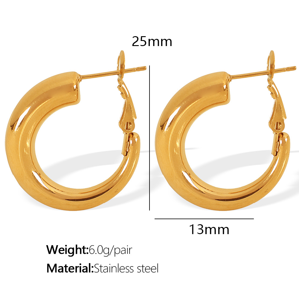 ต่างหูทองคำขนาดเล็ก รุ่น EH712