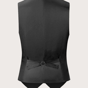 Traje de Negocios de Tres Piezas para Hombre, Estilo Italiano, Transpirable, Antiarrugas, con Logotipo Personalizado, Colores para Todas las Temporadas - Product Image 3