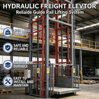 Kleiner Führungsschienenlift für den Warentransport Hydraulischer Vertikaler Werkbank-Treppenlift für Lastkräne