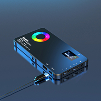 X.MAMEN Kit d'éclairage de vidéographie avec batterie 4000mAh Studio Light avec 138 pièces perles de lampe RGB Streaming Light pour Shoot
