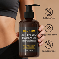 Huile de massage anticellulite de qualité spa OEM/ODM, huiles essentielles d'aromathérapie en gros, huile de massage pour le corps entier