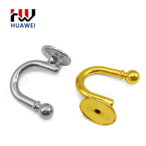 Crochet mural en métal en forme de U moderne HUAWEI, crochet plat pour <span class=keywords><strong>manteau</strong></span> et chapeau, crochet à haute capacité de charge - Product Image 3