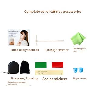 Kalimba de cristal transparente de 17 tonos, piano de pulgar acrílico, piano de dedo portátil para principiantes, amantes de la música, instrumento musical, regalo - Product Image 5