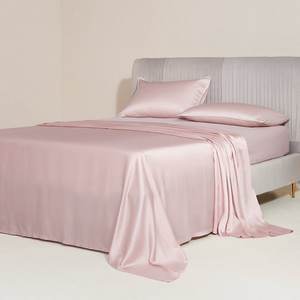 ชุดผ้าปูที่นอน100% ทำจากไม้ไผ่300TC ผ้าระบายความร้อนสีเทาราชินีเป็นมิตรกับสิ่งแวดล้อมพร้อมกระเป๋าลึกที่นอนสูงถึง16นิ้ว4ชิ้น - Product Image 3