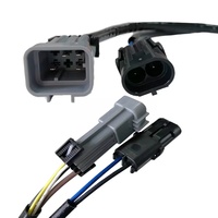 Harness kawat otomotif tembaga timah IP67 PVC kendaraan elektronik kipas mesin Blower Motor bundel Lengan kaca untuk mesin