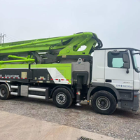 Pompe à béton à flèche Zoomlion 63m 7 sections EURO 5 Diesel, modèle 2020, entièrement révisée, faible nombre d'heures, pour chantier de construction