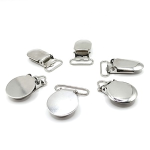 Clips de Suspensión de Acero Inoxidable de Alta Calidad Personalizados para Tirantes de Pantalones, Clips de Chupete de Acero Inoxidable Resistentes al Óxido - Product Image 2