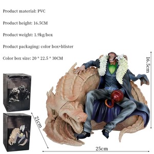 1 PIEZA Nueva Figura de Colección de 22 cm de Laosha Crocodile Shichibukai en Postura Sentada, Muñeco Modelo de PVC, Figura de Anime, Estatuas, Juguetes - Product Image 2