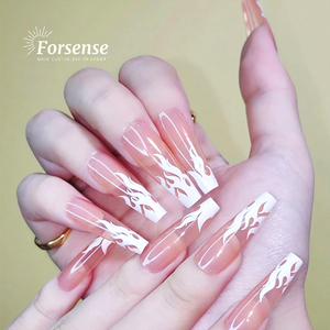 Venta entera 24 piezas diseño de llama puntas de <span class=keywords><strong>uñas</strong></span> de ataúd largas prensa rosa en <span class=keywords><strong>uñas</strong></span> personalizadas <span class=keywords><strong>uñas</strong></span> postizas <span class=keywords><strong>Uñas</strong></span> acrílicas <span class=keywords><strong>uñas</strong></span> artificiales - Product Image 5