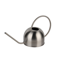 Arrosoir moderne et écologique en acier inoxydable de 1,5 L pour l'extérieur et l'intérieur, avec long bec pour le jardinage et les fleurs