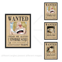 Vente en gros d'images lenticulaires 3d personnalisées, une pièce, dragon ball, luffy, sanji, zoro, recherché affiche d'anime 3d