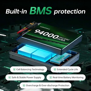 Batería BMS de Gran Capacidad para Drones de Carga Pesada, Estado Sólido, Alta Tasa de Descarga, para Hexacópteros, Octacópteros, UAV de 6 Ejes, 94000 mAh, 6S, 12S, 14S, Paquete de Energía S-8 - Product Image 3