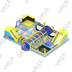 Funcity Lớn <span class=keywords><strong>Inflatable</strong></span> Nhảy Bouncy Trở Ngại Sân Chơi Ngoài Trời Vui Chơi Giải Trí Công Viên Di Động Lâu Đài Bouncy Vui Chơi Giải Trí Công Viên - Product Image 1