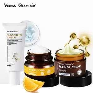 Cream Spf 50 Mineral Concealer With Anti-Aging Set Anti Wrinkle Whitening Fading Dark Spots Sunscreen Vitamin C Uv Sunblock