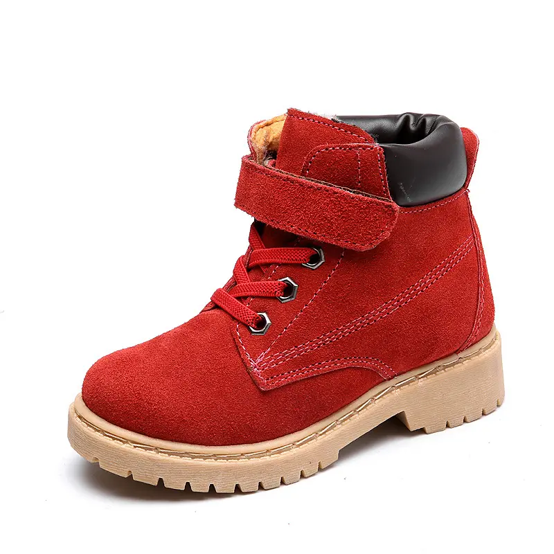 Autumn And Winter New Leather Children's Fashion Boots High Quality Children's Snow Boots Shoes