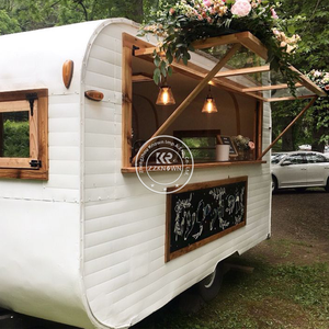 Camion de restauration mobile de style américain Tuk Tuk 2026 pour café glacé, chariot de café <span class=keywords><strong>vintage</strong></span>, conteneur de café à vendre - Product Image 4