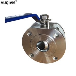 AUQIVM ตัวหนีบแบบแมนนวล รุ่นบางสั้น ผลิตจากเหล็กกล้าไร้สนิม 304/316 พร้อมซีลแข็งแบบหนีบ  หน้าแปลนบอล รุ่น 100070107 แบบบางสั้น V - Product Image 5