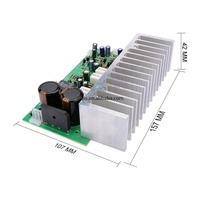 Carte d'amplificateur de caisson de basses 350W pour tube Sanken, amplificateur de son audio Mono, assemblage pcb