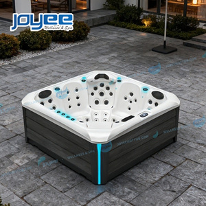 JOYEE Jacuzzi pour 5 personnes, <span class=keywords><strong>spa</strong></span> <span class=keywords><strong>de</strong></span> jardin, hôtel, Balboa, jacuzzis les plus vendus, bain à remous extérieur, cour, Ariestech, plinthes, bain à remous - Product Image 1