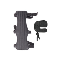Protège-bras de tir à l'arc - Matériau PU, réglable, ambidextre, durable et portable pour le tir au recurve et au compound, idéal pour les débutants en chasse