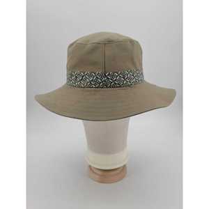 Cappello Cloche in Tela Verde Militare Taglia S Stile Casual - Product Image 3