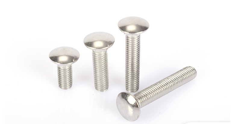Mass Customization Stainless Steel Bolt And Nut Din603 M6 M8 M10 M12 Carriage Bolt Screw Fasteners