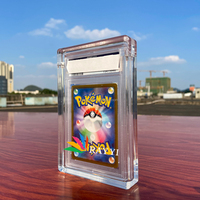 Support de Présentation RAYYI Personnalisé en Acrylique Transparent pour Cartes Gradées – Cadre pour Cartes à Collectionner Gradées
