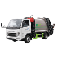Camion compacteur électrique haute efficacité 63 kWh, collecteur de déchets Euro 6 zéro émission pour le nettoyage urbain