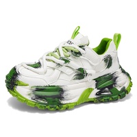 Chaussures Dad Shoes pour Hommes, Nouvelle Collection Printemps 2026, Style Sport Décontracté Vieilli, Design de Niche Tendance, Polyvalentes, Semelle Épaisse, Tige en PU Plastique