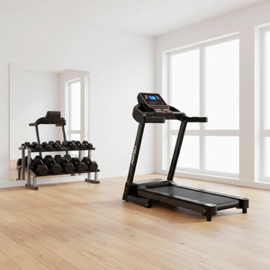 Caminadora Eléctrica Motorizada Plegable y Portátil con Monitor de Ritmo Cardíaco Manual, Pantalla LED, para Entrenamiento de Carrera en Interiores - Product Image 2