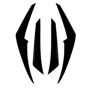 Bmw 1 Series F70 2 Series F74 M Sport Front Air Intake Side Vent Stickers Piano Black Carbon Fiber Texture Body Decals - Product Image 3