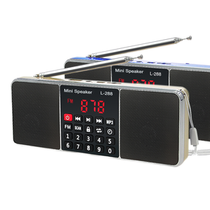 Radio portable AM FM avec haut-parleur <span class=keywords><strong>Bluetooth</strong></span>, minuterie de veille, antenne ultra-longue, entrée AUX et lecteur MP3 USB et carte TF - Product Image 1