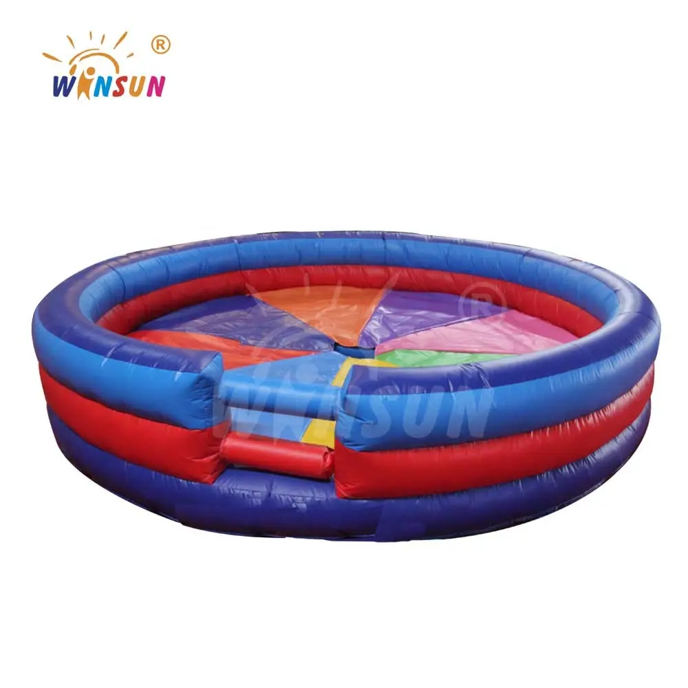High quality inflatable redeo bull bouncing mat/ mechanical bull riding safe mattress for sale