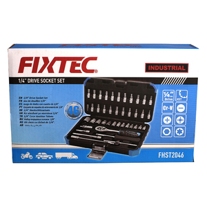Juego de Herramientas Manuales FIXTEC Profesional para el Hogar, 46 Piezas, Kit de Herramientas para Reparación de Automóviles FHST2046, Juego de Llaves de Tubo FHST2046 - Product Image 6