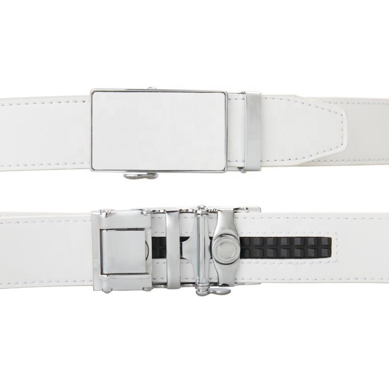 hugo boss white golf belt