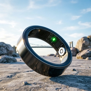 2026 Stainless Steel Smart Ring Sleep Exercise Data Tracker App Control IOS Health Monitor 5ATM IP68 Waterproof - Product Image 5