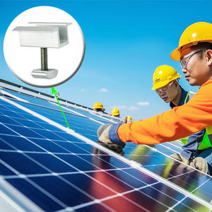 Staffa di Pressione Centrale in Lega di Alluminio per Accessori <span class=keywords><strong>Fotovoltaici</strong></span>, Collega il Pannello Solare - Product Image 5