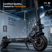 Scooter Eléctrico de 800W con Tracción Trasera KuKirin G2, Doble Suspensión, Todoterreno, para Adultos, con Autonomía de 50km