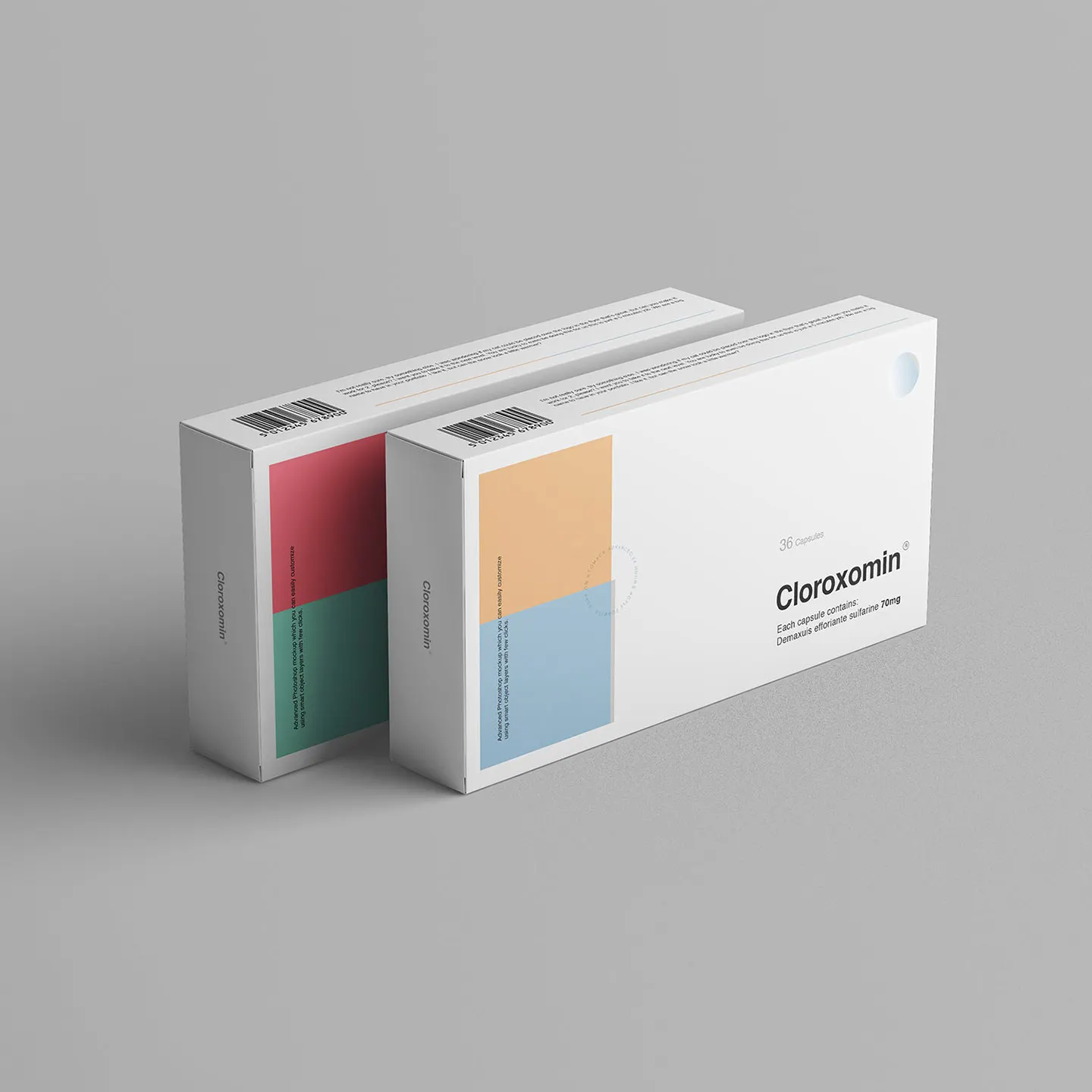 Caixas de embalagem de papel do cartão do marfim impressas criativas personalizadas para pílulas