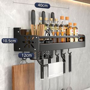 Support mural en acier inoxydable sur mesure pour couteaux et cuillères, idéal pour le rangement des assaisonnements de cuisine - Product Image 4