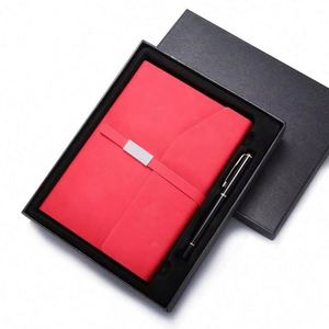 ชุดสมุดโน้ตสุดหรูพร้อมโลโก้สั่งทำขายส่ง ของขวัญวันครู หนัง PU พร้อมอุปกรณ์เครื่องเขียน - Product Image 1