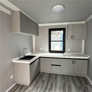 Maison conteneur moderne pliable <span class=keywords><strong>de</strong></span> 20 pieds, nouvelle conception <span class=keywords><strong>de</strong></span> <span class=keywords><strong>luxe</strong></span>, extensible, pour bureau temporaire sur chantier, avec panneaux sandwich insonorisés - Product Image 3
