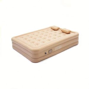 Colchón Inflable Rápido de PVC Suave con Bomba Integrada, Almohada Plegable, Diseño Moderno, Portátil, para Camping, Dormitorio, Sala de Estar - Product Image 1