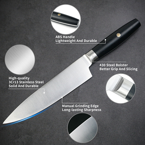 High Quality Stainless Steel Kitchen <strong>Sharp</strong> <strong>Knife</strong> <strong>Set</strong> with Custom Color ABS Handle Kitchen 13PCS Chef <strong>Knife</strong> <strong>Set</strong> - Product Image 2