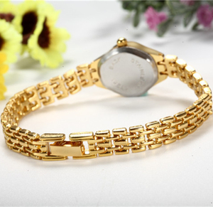<span class=keywords><strong>Reloj</strong></span> de pulsera <span class=keywords><strong>dorado</strong></span> para <span class=keywords><strong>mujer</strong></span>, <span class=keywords><strong>reloj</strong></span> de pulsera de lujo con esfera pequeña, <span class=keywords><strong>reloj</strong></span> de cuarzo elegante de acero para <span class=keywords><strong>mujer</strong></span>, <span class=keywords><strong>reloj</strong></span> de moda, regalo para <span class=keywords><strong>mujer</strong></span> - Product Image 3