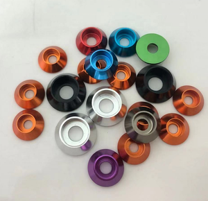 Rondelle à tête cylindrique en alliage d'aluminium de couleur Rondelle à vis hexagonale intérieure Rondelle conique en alliage d'aluminium - Product Image 2