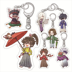 11 Estilos de Llaveros de Acrílico de Anime Sengoku <span class=keywords><strong>Basara</strong></span>, Colgante de Doble Cara, Joyería - Product Image 1