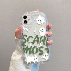 Custodia per telefono cellulare in TPU con stampa fantasma divertente con stampa gelato con bordo ondulato in Silicone per Iphone 8 X Xr Xs Max 11 12 <span class=keywords><strong>13</strong></span> 14 15 16 17 Pro - Product Image 6